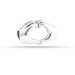 Hand Heart Shape Pandora Charm